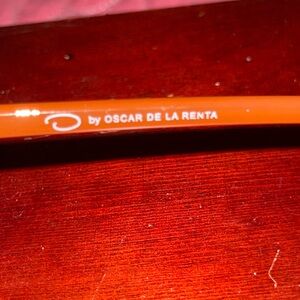 Oscar de la Renta Vibrant Orange sunglasses